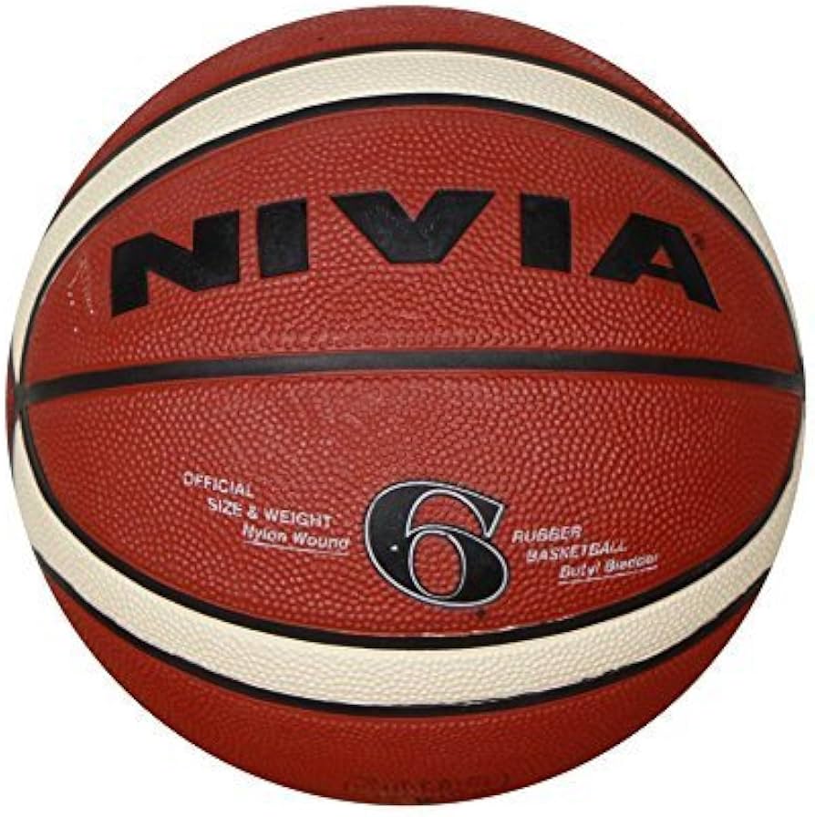 red colour six size basketball