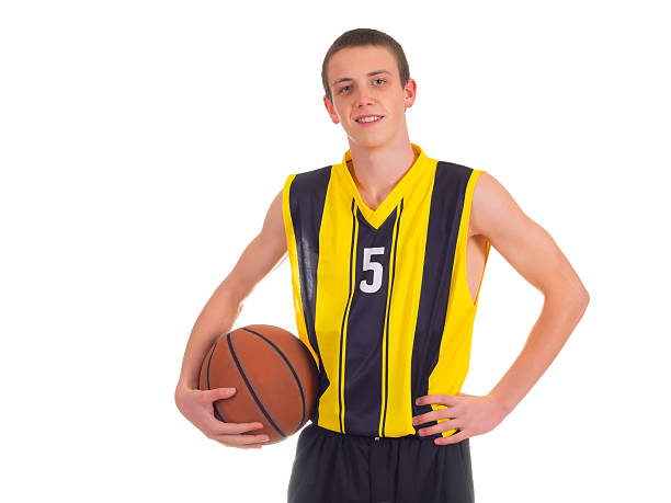 yellow color basketball jersy