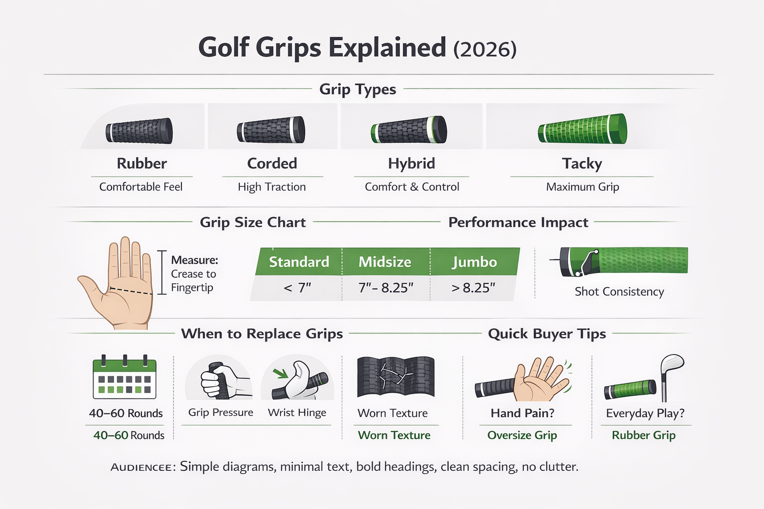 Golf grips